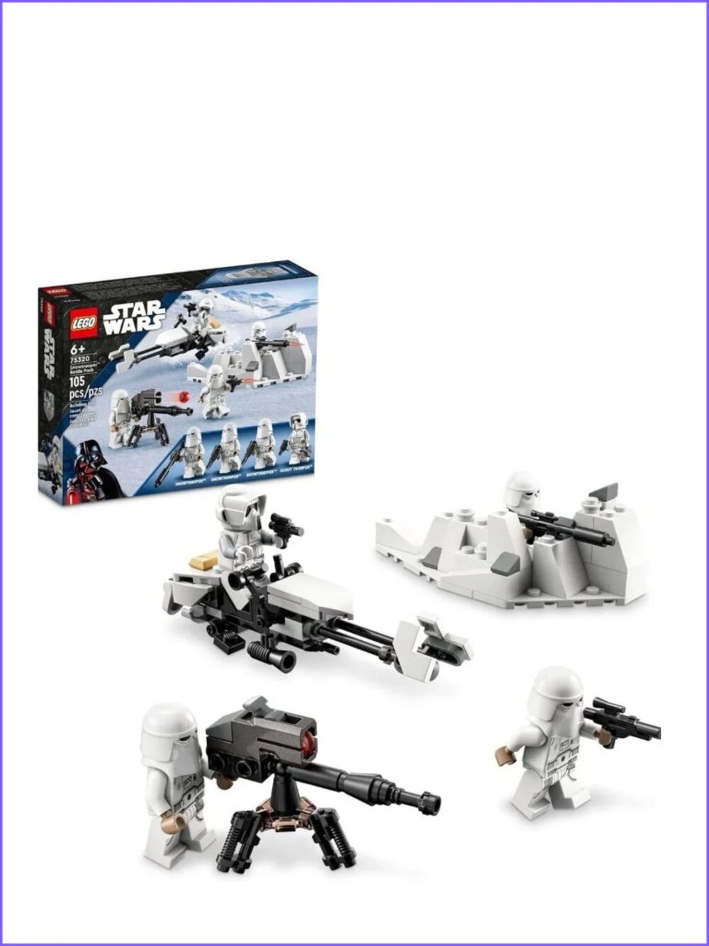 Lego Star Wars Snowtrooper Battle Pack 75320 New In Box
